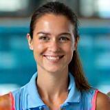 Portrait of Coach Elena Moretti.